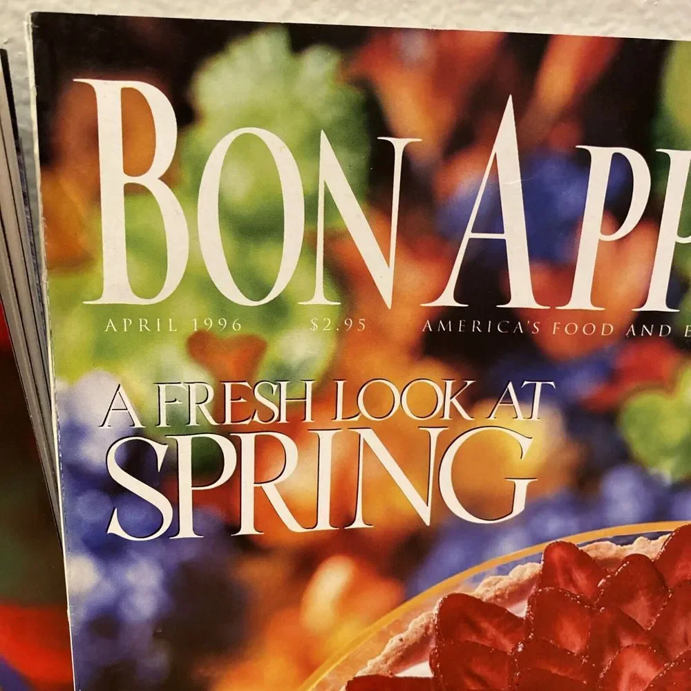 VINTAGE Lot of 3‎ ISSUES of BON APPETIT Magazine April 1994, 1996, 1997 Spring